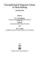 Neuropathological Diagnostic Criteria For Brain Banking (Biomedical and Health Research , Vol 10) by F.F., Ed. Cruz-Sanchez