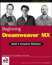 Cover of: Beginning Dreamweaver MX