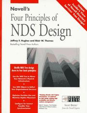 Cover of: Novell's four principles of NDS design