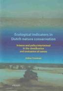 Ecological indicators in Dutch nature conservation by Esther Turnhout