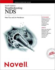 Cover of: Novell's Guide to Troubleshooting NDS by Peter Kuo, Jim Henderson