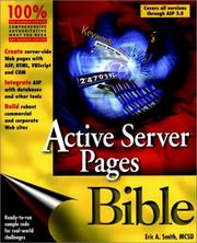 Cover of: Active Server® Pages Bible by Eric A. Smith