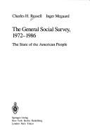 Cover of: The General Social Survey 1972-1986 by 
