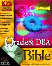 Cover of: Oracle8I DBA Bible