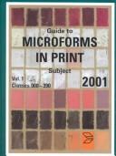 Cover of: Guide to Microforms in Print 2001 | 