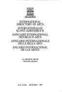 Cover of: International Directory of Arts 1997 98 (International Directory of Arts)