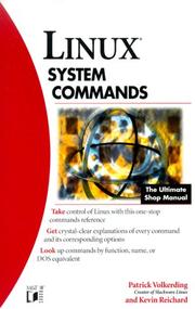 Cover of: Linux System Commands by Patrick Volkerding, Kevin Reichard