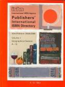 Cover of: Publishers' International ISBN Directory 2005/2006 (Publishers' International Isbn Directory// Internationales Verlagsadressbuch Mit Isbn-Register)