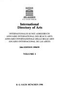Cover of: International Directory of the Arts 1998/99 (International Directory of Arts) | K. G. Saur