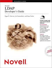 Cover of: Novell's LDAP Developer's Guide (With CD-ROM)