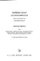 Cover of: Homers Ilias. Gesamkommentar by Joachim Latacz