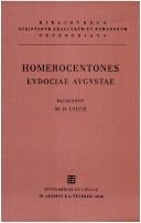 Cover of: Homerocentones