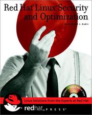 Cover of: Red Hat Linux Security and Optimization