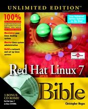 Cover of: Red Hat Linux 7 Bible, Unlimited Edition by Christopher Negus