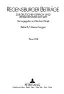 Cover of: Johann Georg Hamann Und England: Hamann Und Die Englischsprachige Aufklarung: ACTA Des Siebten Internationalen Hamann-Kolloquiums Zu Marburg/Lahn 1996 ... Zur Deutschen Sprach- Und Literaturwis)