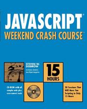 JavaScript Weekend Crash Course