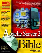 Cover of: Apache Server 2 Bible