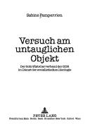 Versuch Am Untauglichen Objekt by Sabine Pamperrien