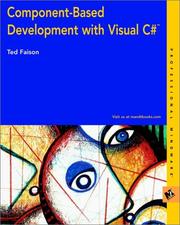 Cover of: Component Based Development With Visual C# by Ted Faison