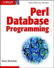 Perl database programming by Brent Michalski