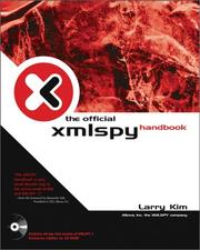 Cover of: The Official XMLSPY Handbook