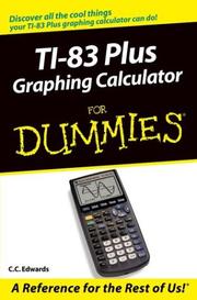 Cover of: TI-83 Plus Graphing Calculator for Dummies