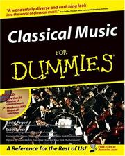 Cover of: Classical music for dummies by David Pogue
