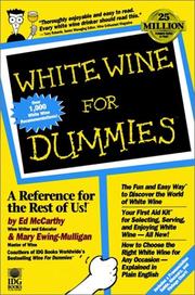 Cover of: White wine for dummies