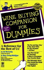 Cover of: Wine buying companion for dummies