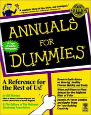 Cover of: Annuals for dummies