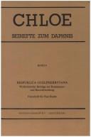 Cover of: Respublica Guelpherbytana. Wolfenbütteler Beiträge zur Renaissance- und Barockforschung. Festschrift für Paul Raabe.