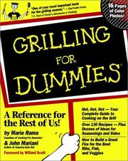 Cover of: Grilling for dummies by Marie Rama