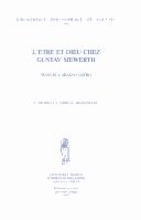 Cover of: L' être et Dieu chez Gustav Siewerth by Manuel Cabada Castro