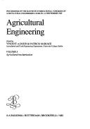 Cover of: Agric Engng-11th Intl-V3