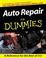 Cover of: Auto repair for dummies