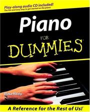 Cover of: Piano for dummies