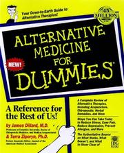 Cover of: Alternative Medicine for Dummies