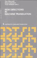 Cover of: New Directions in Machine Language
