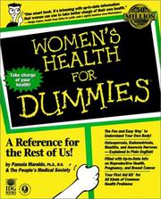 Cover of: Women's health for dummies by Pamela Maraldo