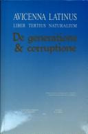 Cover of: Liber tertius Naturalium: De generatione et corruptione