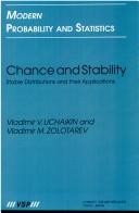 Cover of: Chance and Stability, Stable Distributions and Their Applications (Modern Probability and Statistics) (Modern Probability and Statistics) by Vladimir V. Uchaikin, V. M. Zolotarev