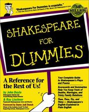 Cover of: Shakespeare for dummies®