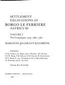 Cover of: Settlement excavations at Borgo Le Ferriere "Satricum" by Marianne Maaskant-Kleibrink