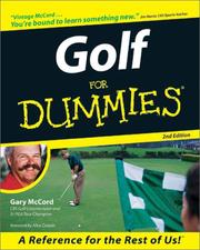 Cover of: Golf for dummies
