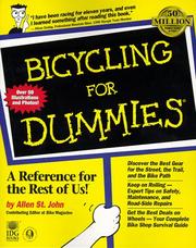 Cover of: Bicycling for dummies