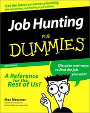 Cover of: Job hunting for dummies