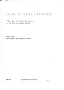 Cover of: Papers in Chadic linguistics: Papers from the Leiden Colloquium on the Chadic Language Family, Leiden, september 15-17, 1976