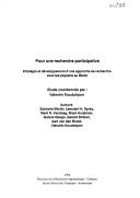 Cover of: Pour une recherche participative: Strategie et developpement d'une approche de recherche avec les paysans au Benin (KIT publications)