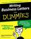 Cover of: Writing business letters for dummies
