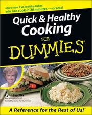 Cover of: Quick & Healthy Cooking for Dummies by Lynn Fischer, Tim Turner